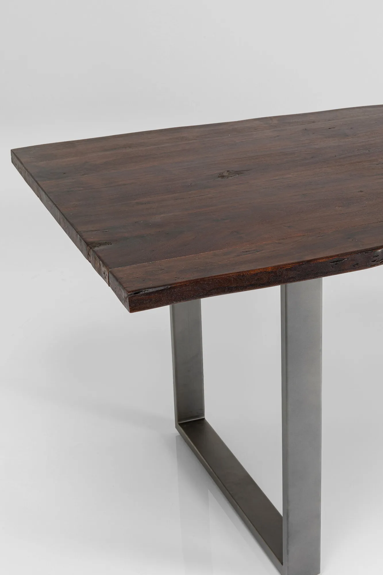 New KARE Design Stół Harmony Walnut 160x80 cm akacja nogi stalowe - KARE