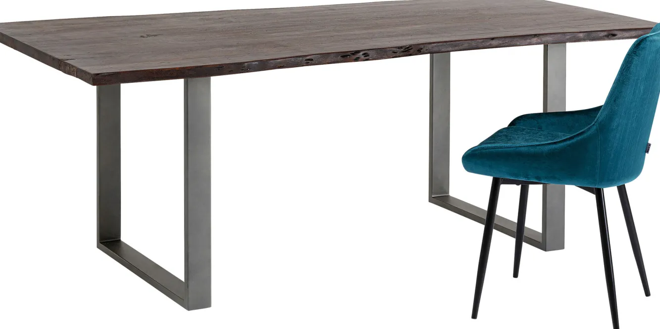 New KARE Design Stół Harmony Walnut 160x80 cm akacja nogi stalowe - KARE
