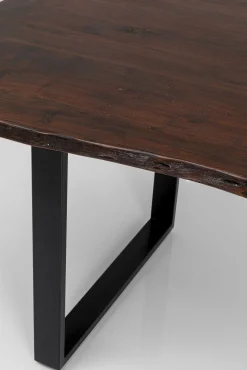 Discount KARE Design Stół Harmony Walnut 160x80 cm akacja nogi czarne - KARE