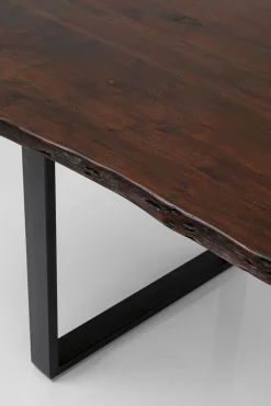 Discount KARE Design Stół Harmony Walnut 160x80 cm akacja nogi czarne - KARE