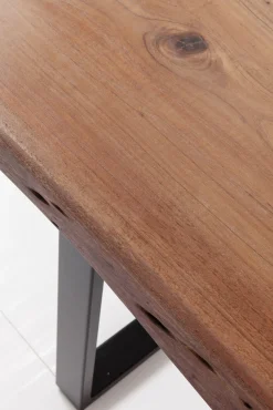 Discount KARE Design Stół Harmony Walnut 160x80 cm akacja nogi czarne - KARE