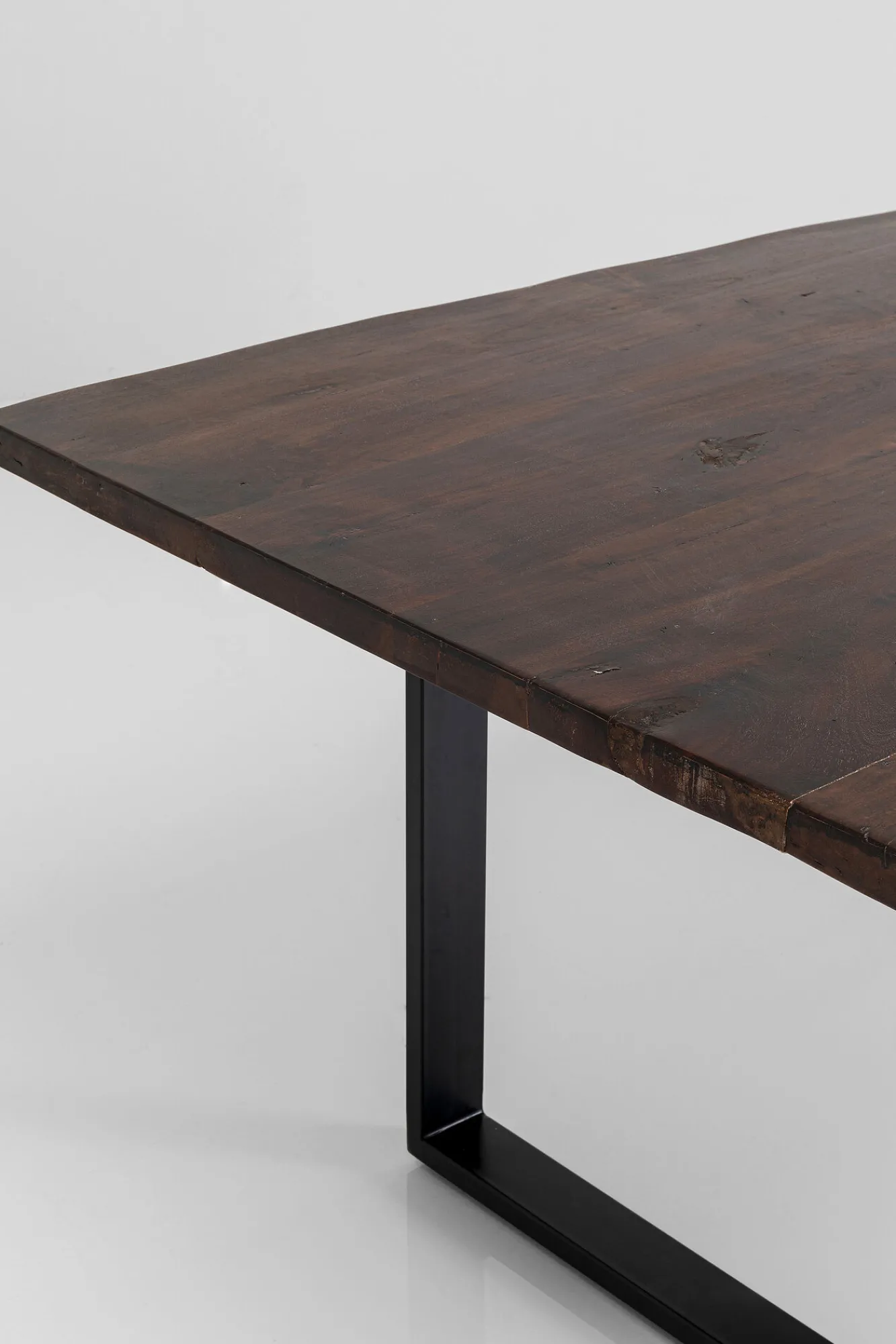 Hot KARE Design Stół Harmony Walnut 180x90 cm akacja nogi czarne - KARE