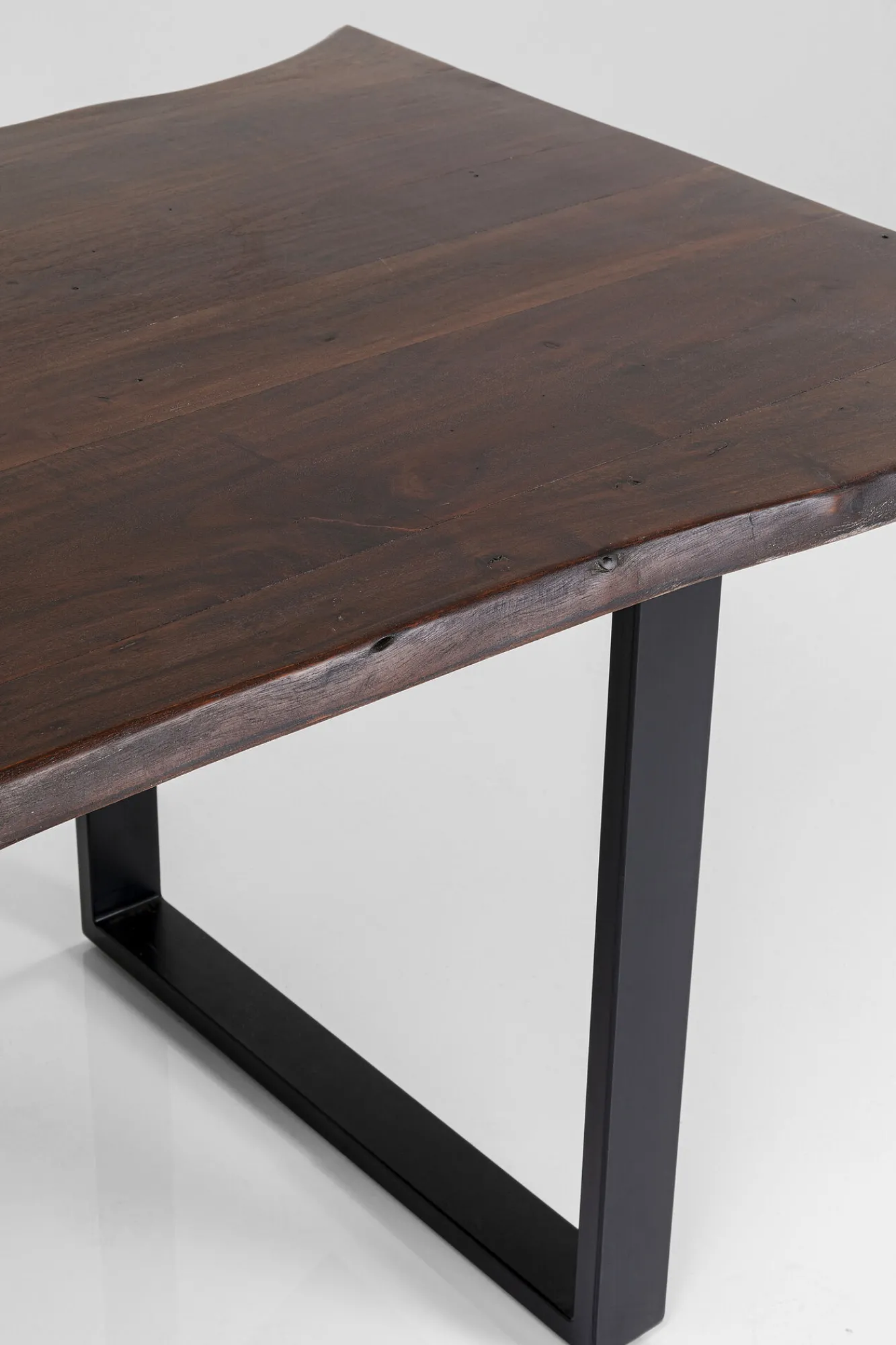Hot KARE Design Stół Harmony Walnut 180x90 cm akacja nogi czarne - KARE