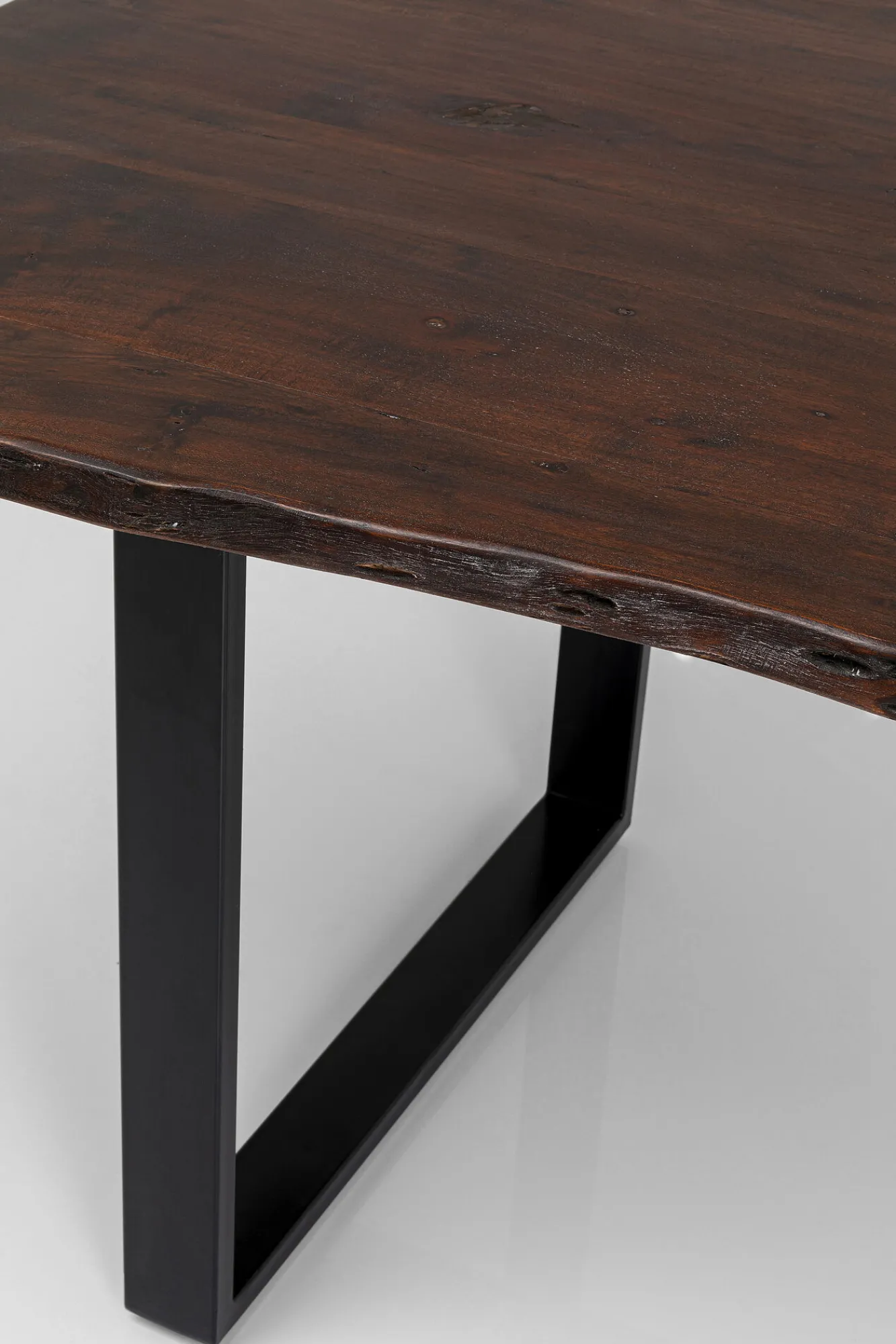 Hot KARE Design Stół Harmony Walnut 180x90 cm akacja nogi czarne - KARE