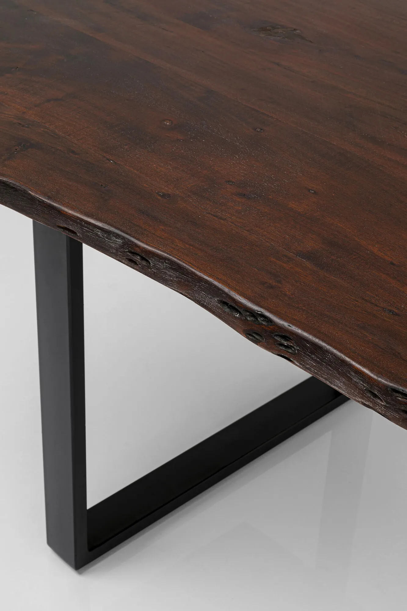 Hot KARE Design Stół Harmony Walnut 180x90 cm akacja nogi czarne - KARE