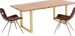 Sale KARE Design Stół Harmony 180x90 cm akacja - nogi złote - KARE