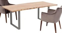 Discount KARE Design Stół Harmony 160x80 cm akacja nogi stalowe - KARE