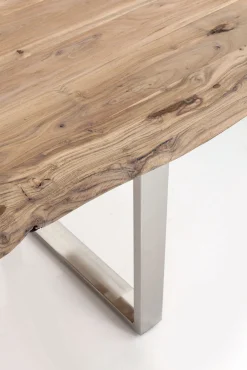 Online KARE Design Stół Harmony 200x100 cm akacja nogi chromowe matowe - KARE