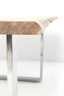 Online KARE Design Stół Harmony 200x100 cm akacja nogi chromowe matowe - KARE