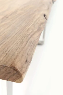 Online KARE Design Stół Harmony 200x100 cm akacja nogi chromowe matowe - KARE