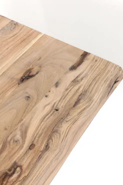 Best KARE Design Stół Harmony 160x80 cm akacja nogi srebrne - KARE