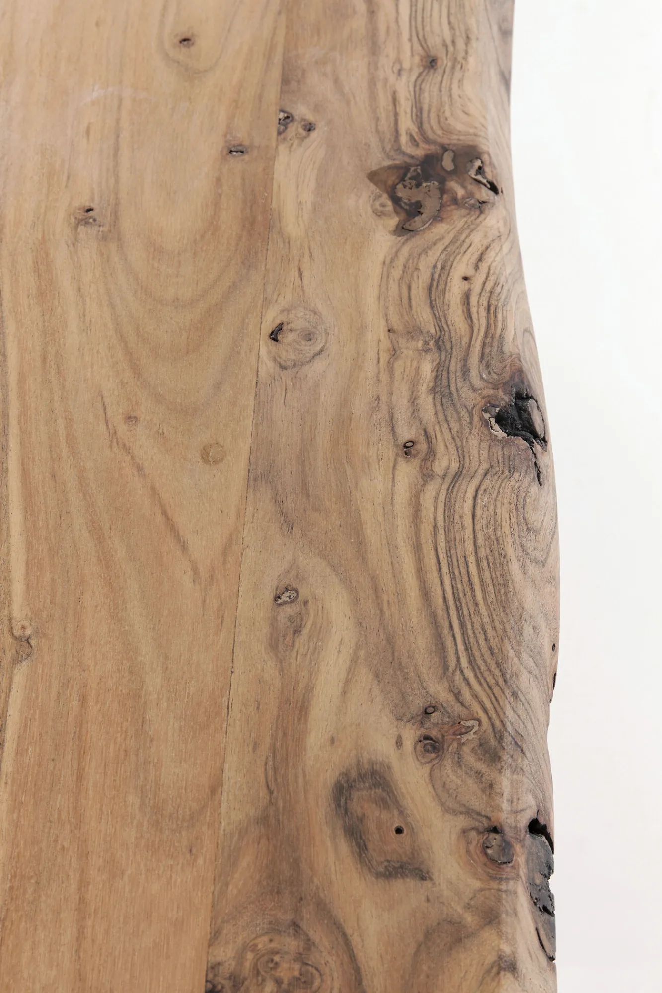 Discount KARE Design Stół Harmony 180x90 cm akacja nogi chromowe matowe - KARE