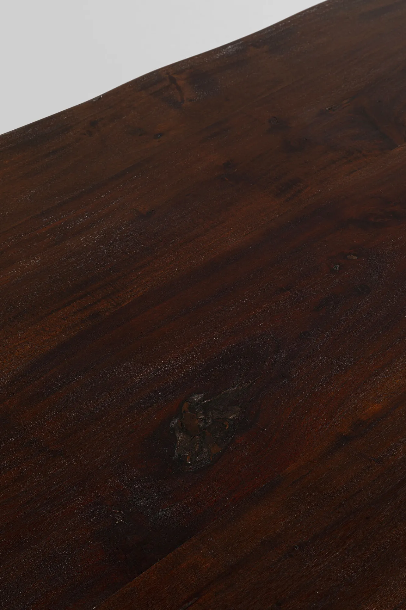 Hot KARE Design Stół Harmony 180x90 cm ciemnobrązowy - nogi złote - KARE