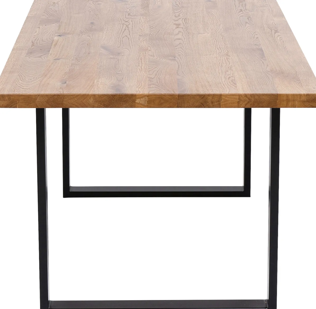 Best KARE Design Stół Jackie 160x80 cm dąb - nogi czarne - KARE