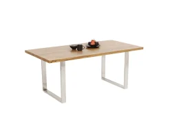 Online KARE Design Stół Jackie 160x80 cm dąb - nogi chromowe - KARE