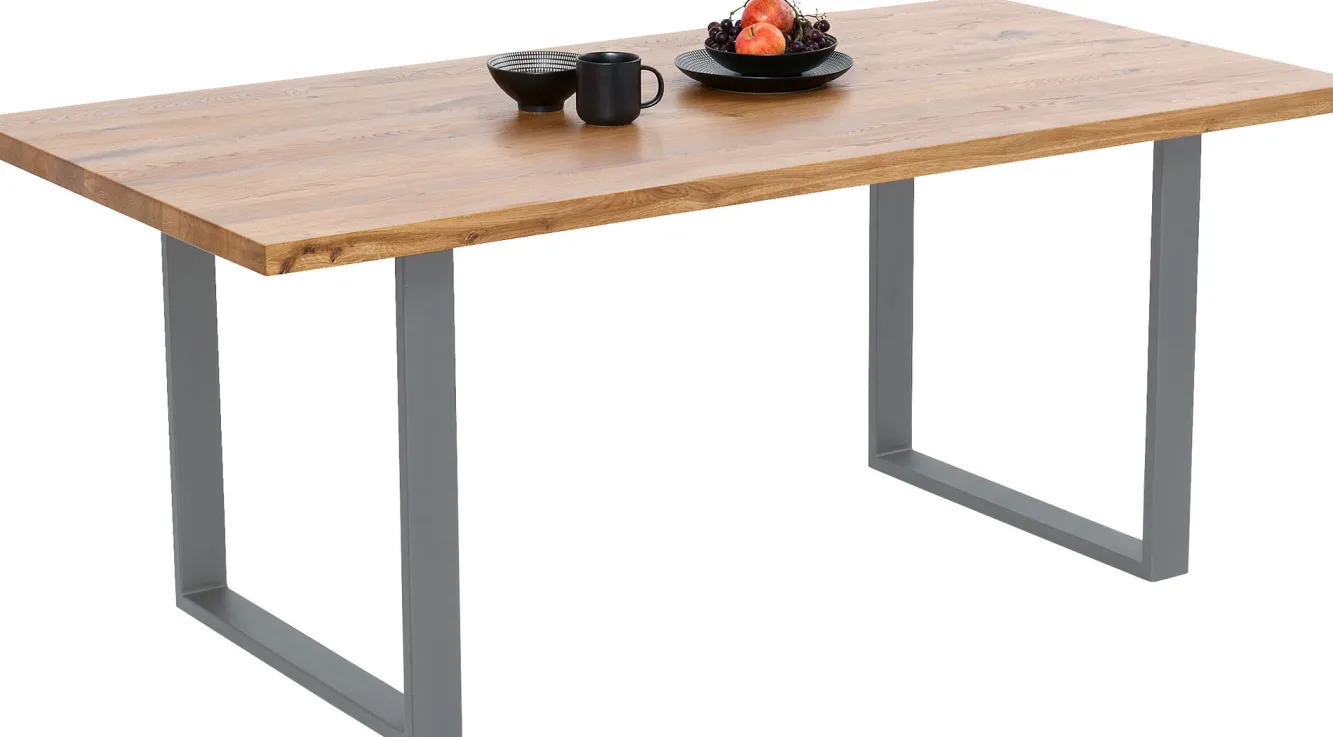 Best KARE Design Stół Jackie 160x80 cm dąb - nogi stalowe - KARE