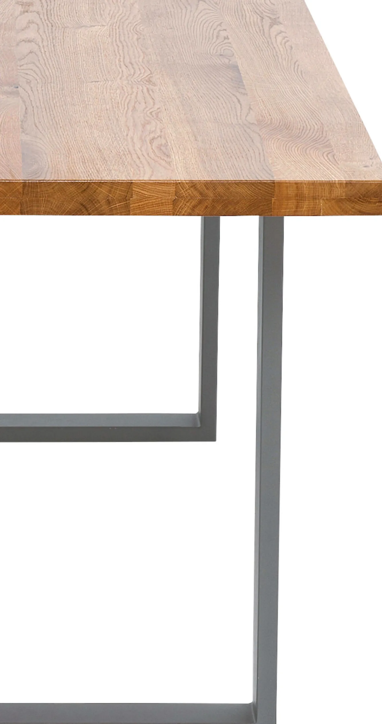 Best KARE Design Stół Jackie 160x80 cm dąb - nogi stalowe - KARE