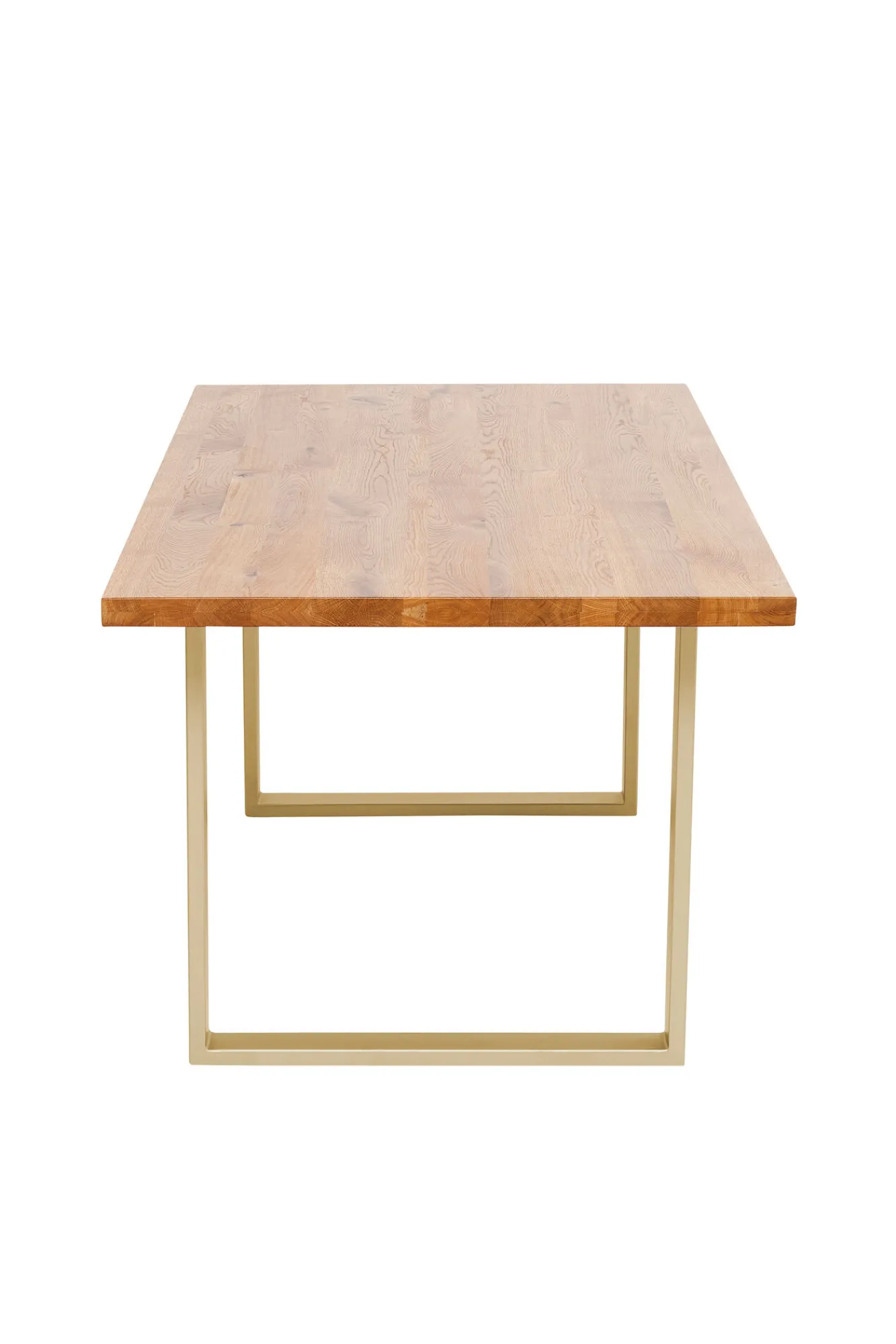 Best KARE Design Stół Jackie 160x80 cm dąb - nogi złote - KARE