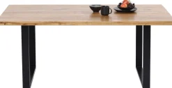 Discount KARE Design Stół Jackie 200x100 cm dąb nogi czarne - KARE