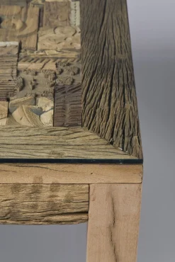 Best KARE Design Stół Memory 160x80 cm drewniano-szklany - KARE