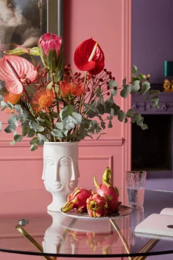 Sale KARE Design Stół Molekular Ø120 cm złoty - KARE