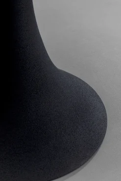 Hot KARE Design Stół ogrodowy czarny ze szklanym blatem Ø150 cm - KARE