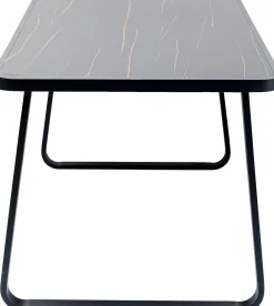 Fashion KARE Design Stół ogrodowy Santos 143x83 cm czarny - KARE