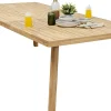 New KARE Design Stół ogrodowy z drewna akacjowego woskowany 160x80 cm - KARE