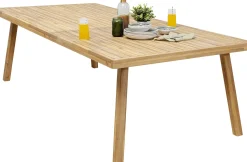 New KARE Design Stół ogrodowy z drewna akacjowego woskowany 160x80 cm - KARE
