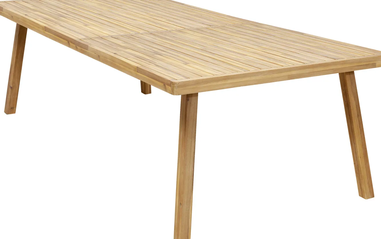 New KARE Design Stół ogrodowy z drewna akacjowego woskowany 160x80 cm - KARE