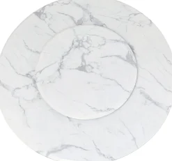 Online KARE Design Stół okrągły blat ceramiczny obrotowy podstawa złota Ø135 - KARE