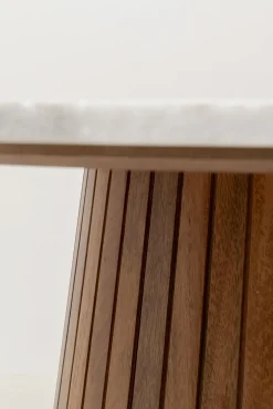 Online KARE Design Stół okrągły marmur i drewno mango Ø115 cm - KARE