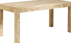 Sale KARE Design Stół Puro Plain z szufladami 140x70 cm naturalny - KARE