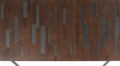 Online KARE Design Stół Raindrop 180x90 cm brązowo-grafitowy - KARE