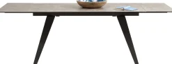Sale KARE Design Stół rozkładany Amsterdam 160-240x90 cm szary - KARE