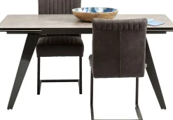 Sale KARE Design Stół rozkładany Amsterdam 160-240x90 cm szary - KARE