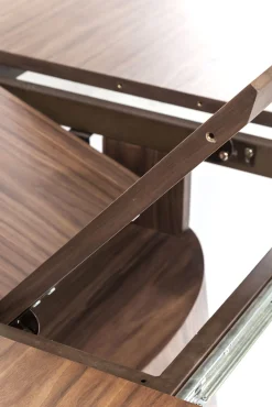 Discount KARE Design Stół rozkładany Benvenuto 200-250x110 cm orzech włoski - KARE