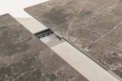 Sale KARE Design Stół rozkładany blat ceramika i szkło podstawa czarna 200-260x100 cm - KARE