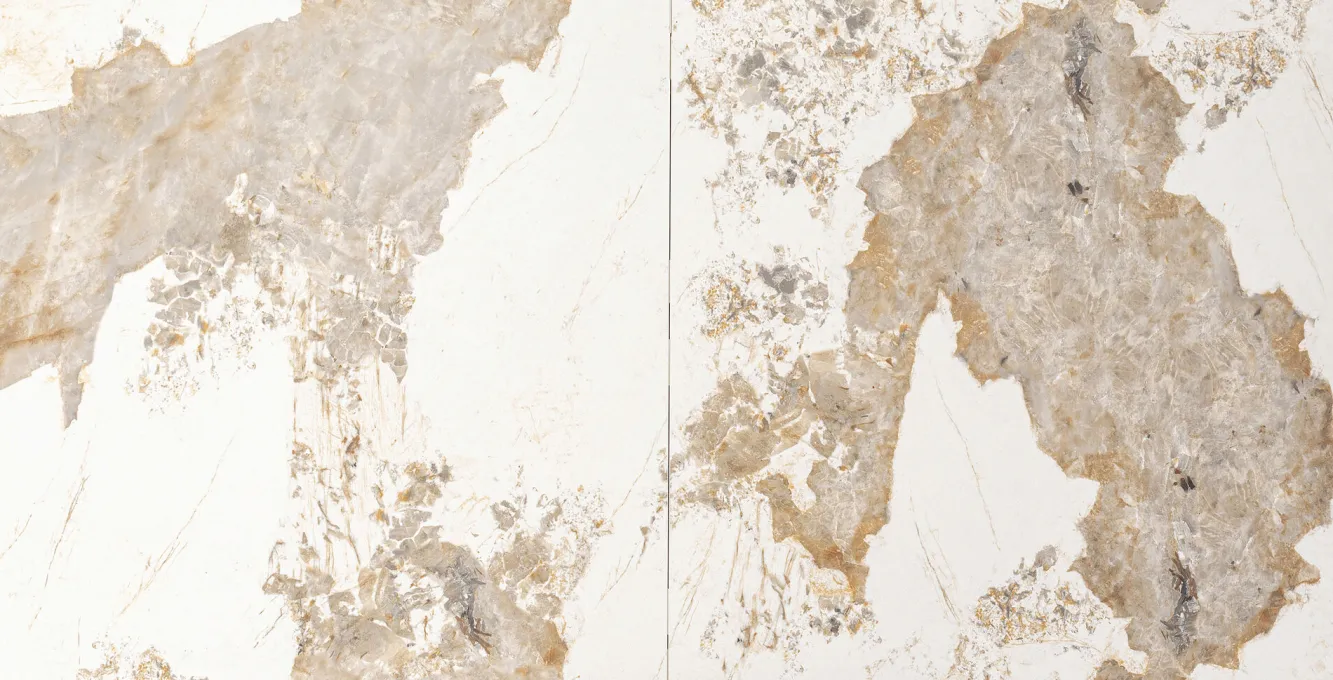 Fashion KARE Design Stół rozkładany blat szkło i kamionka nogi stal nierdzewna 200-260x100 cm - KARE