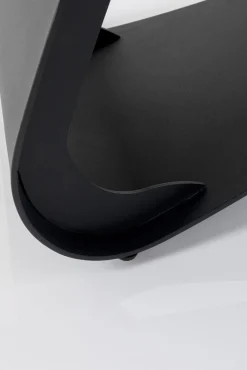 New KARE Design Stół rozkładany do jadalni w kolorze czarnym szkło i stal 180-260x95 cm - KARE