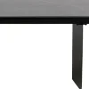 Discount KARE Design Stół rozkładany Novel 180-260x90 cm czarny - blat ceramika - KARE