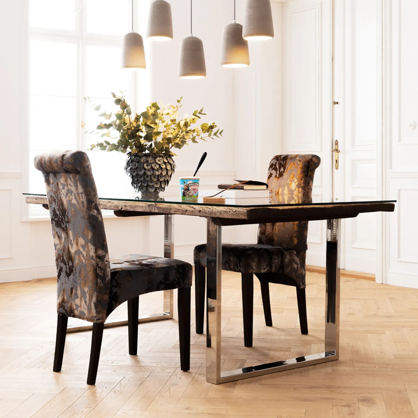 New KARE Design Stół Rustico 200x90 cm brązowy - KARE