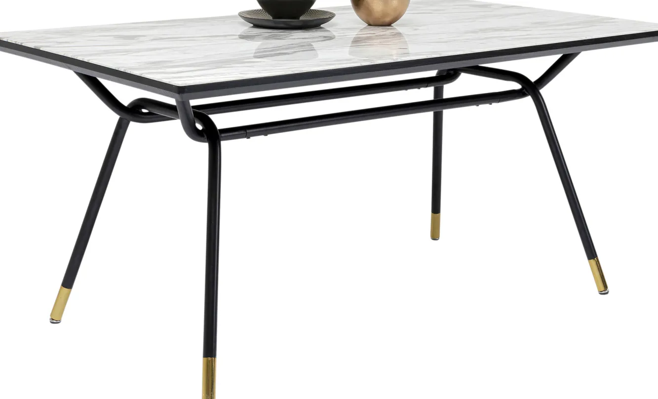 New KARE Design Stół South Beach 160x90 cm blat szklany - KARE