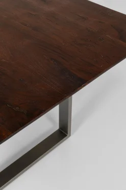 Fashion KARE Design Stół Symphony Walnut 180x90 cm akacja nogi stalowe - KARE