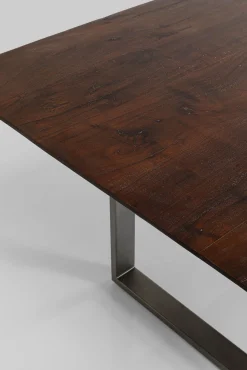 Fashion KARE Design Stół Symphony Walnut 180x90 cm akacja nogi stalowe - KARE