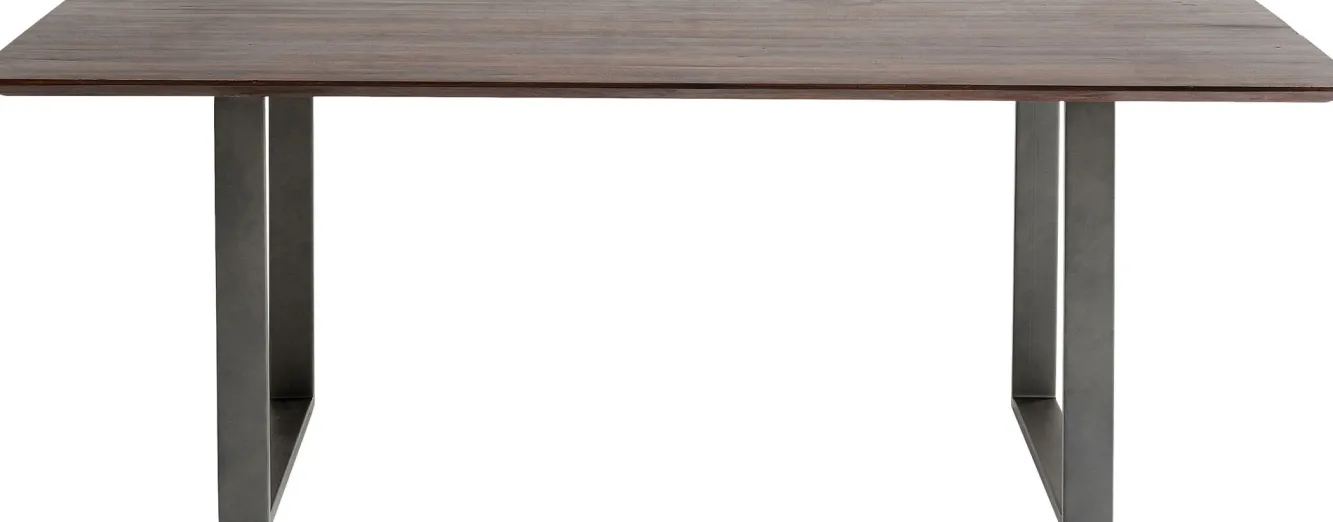 Fashion KARE Design Stół Symphony Walnut 180x90 cm akacja nogi stalowe - KARE