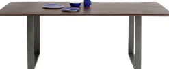 Fashion KARE Design Stół Symphony Walnut 180x90 cm akacja nogi stalowe - KARE