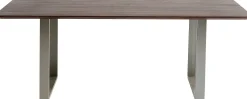 Sale KARE Design Stół Symphony Walnut 200x100 cm akacja nogi chromowe - KARE