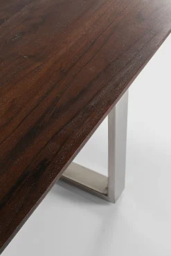 Sale KARE Design Stół Symphony Walnut 200x100 cm akacja nogi chromowe - KARE