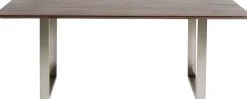 Sale KARE Design Stół Symphony Walnut 200x100 cm akacja nogi chromowe - KARE